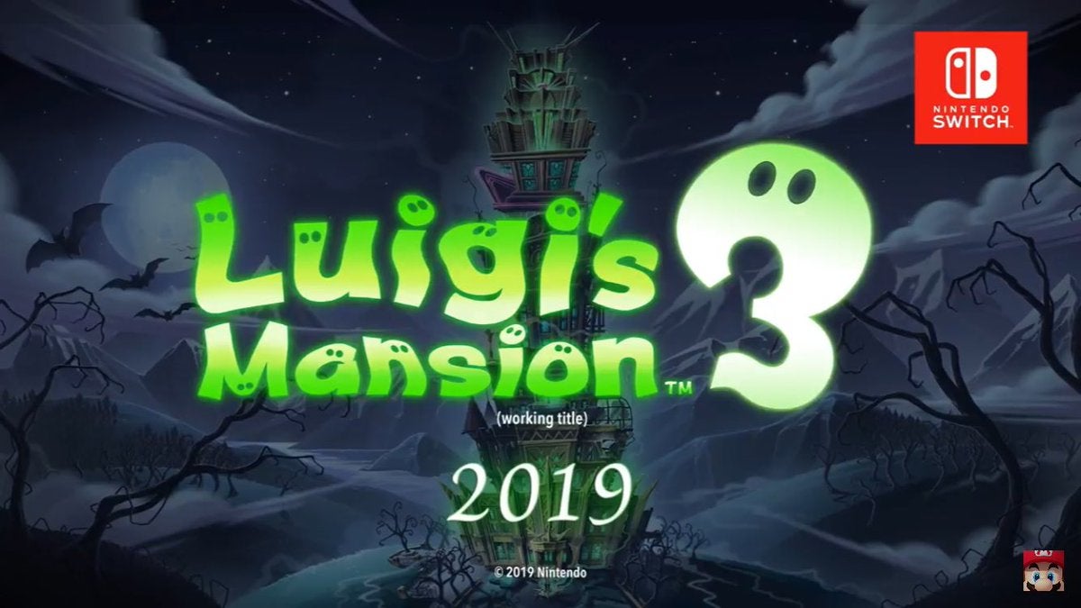 Imagem para Luigi's Mansion 3 anunciado para a Switch