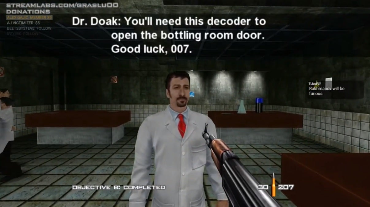 Dr  Doak is now in the cancelled GoldenEye 007 XBLA remaster - 62