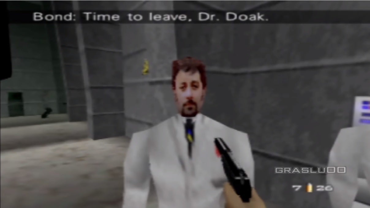 Dr  Doak is now in the cancelled GoldenEye 007 XBLA remaster - 85