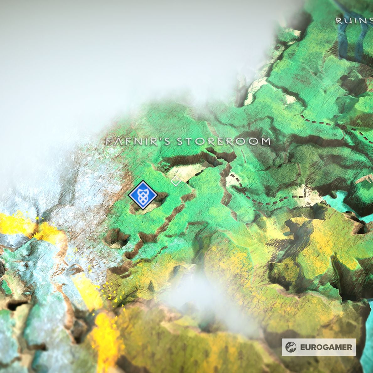 God of War Treasure Map locations   Where to find Don t Blink  Kneel Before God  Island of Light and other Treasure Maps - 55