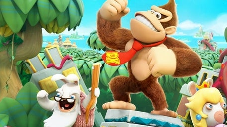 Image for Mario + Rabbids' big Donkey Kong expansion arrives at the end of June