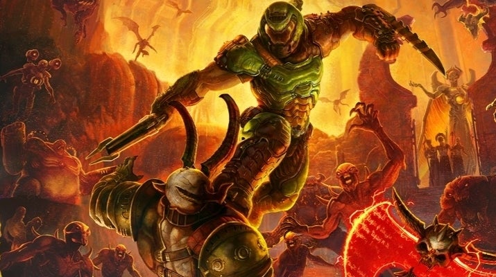 Image for Doom Eternal review - the same orgiastic thrills with a creeping weight of story
