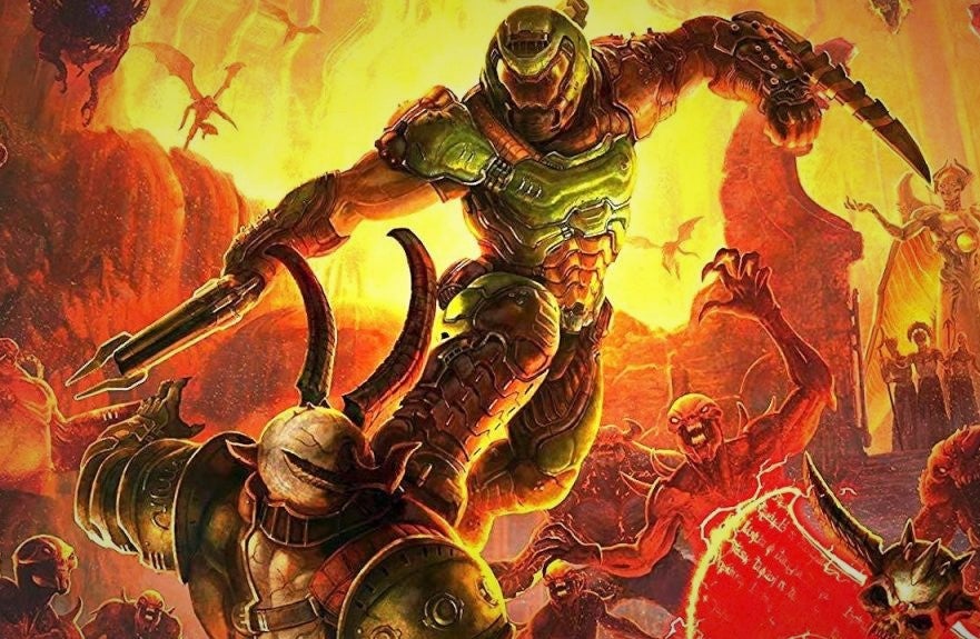 Obrazki dla Doom Eternal ukończyło "o wiele więcej" graczy niż poprzednią część