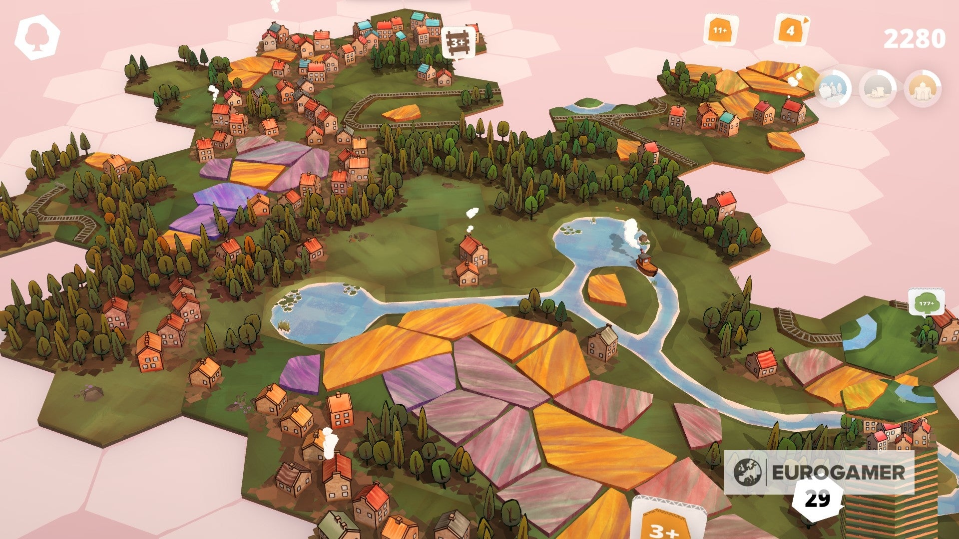 Dorfromantik review   gentle elegance from a deceptively challenging village builder - 5