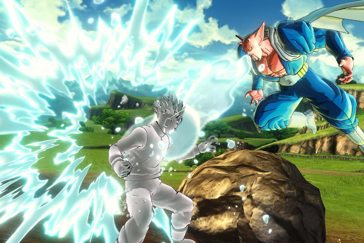 Immagine di Dragon Ball Xenoverse 2: ecco un gameplay di Dabura contro Buu (Gohan Absorbed)