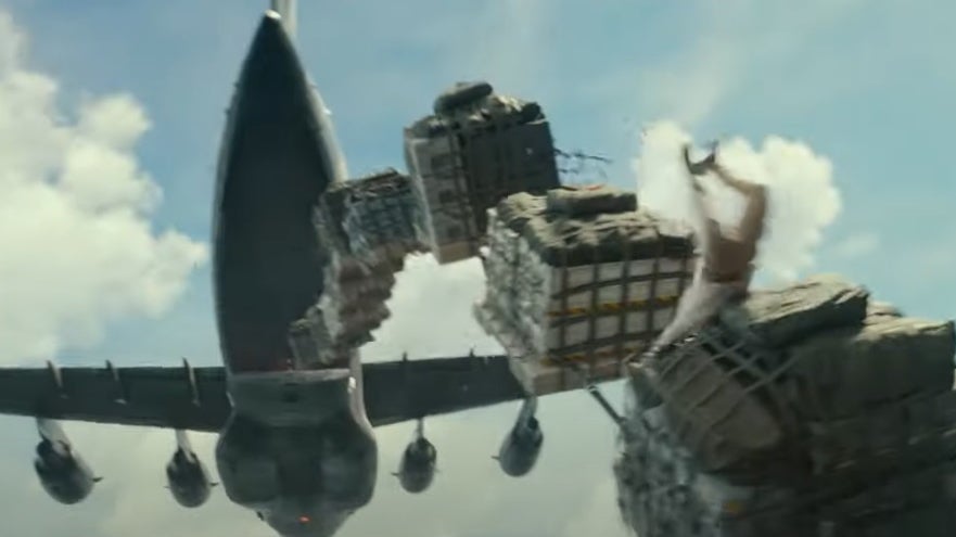 Image for Dvě a půl minuty z filmu Uncharted se scénou o letadle