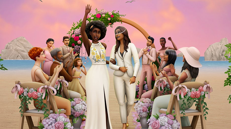 Image for EA delays Sims 4 LGBT-inclusive wedding DLC as it reverses decision to skip Russian release
