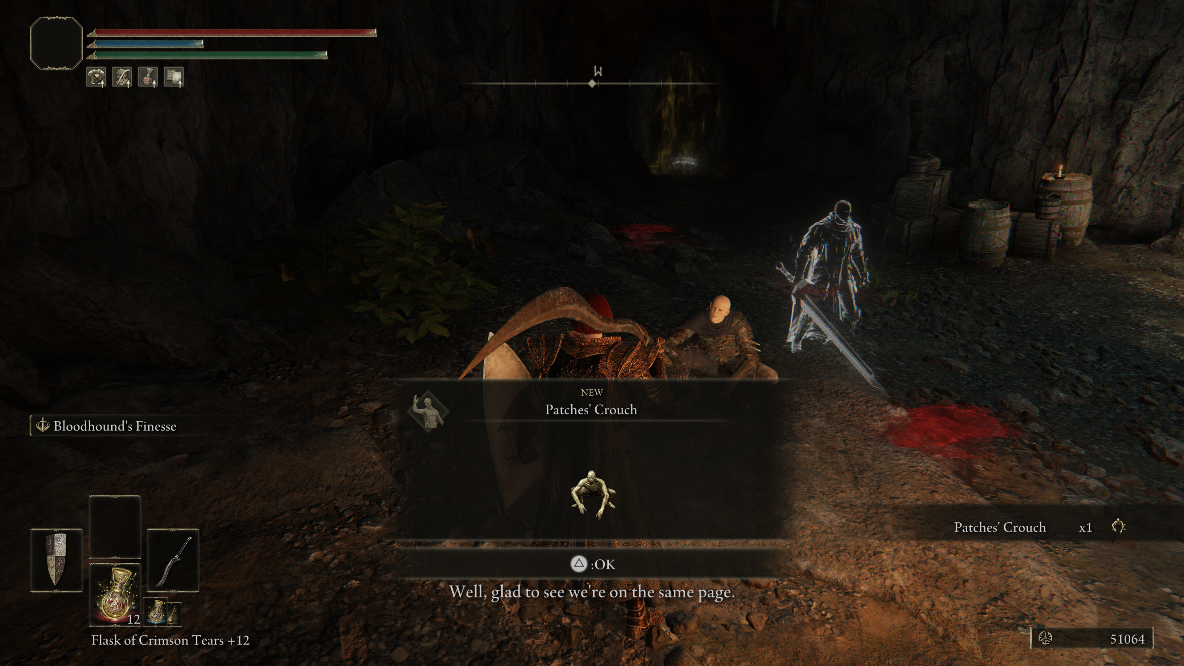 Elden Ring Patches location  quest steps and what to do with Patches s chest - 59