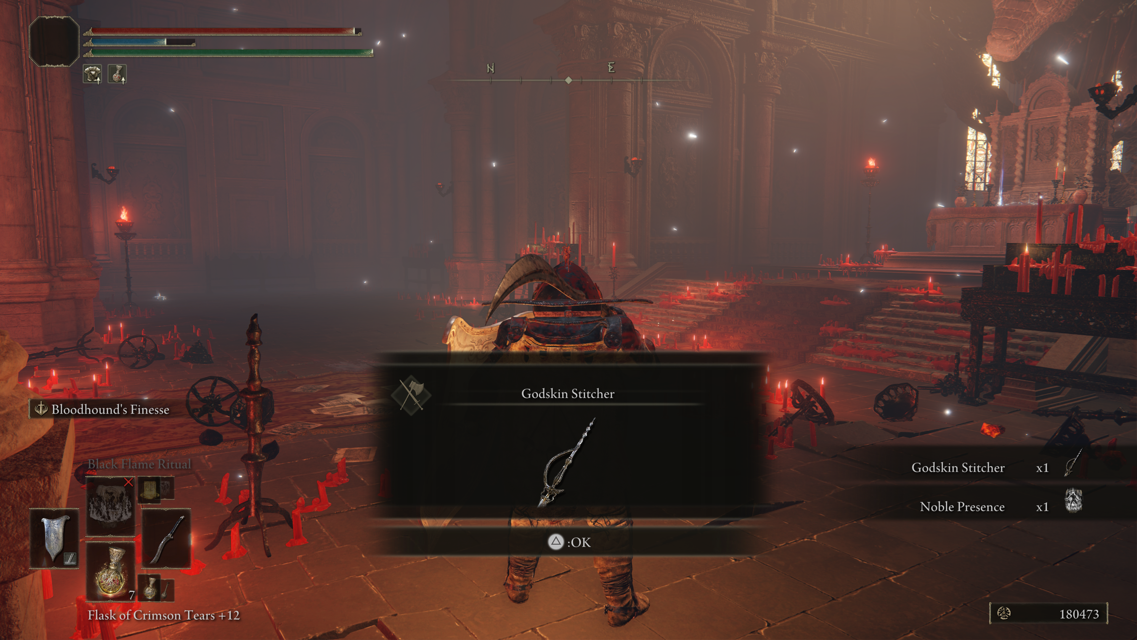 Elden Ring Volcano Manor quest  rewards for all Lady Tanith assassinations - 78