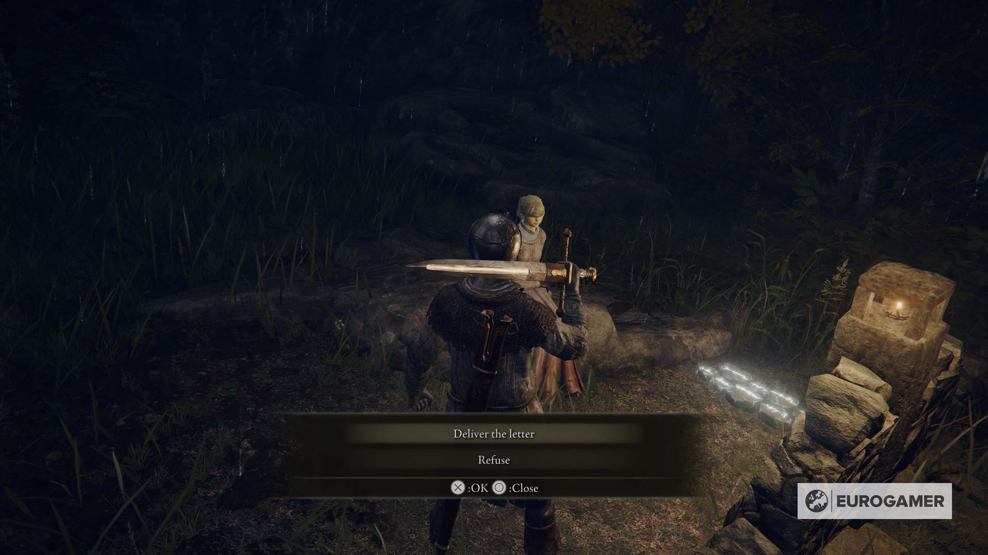 Elden Ring Irina quest  Castle Morne location and how to deliver the letter to father Edgar - 41