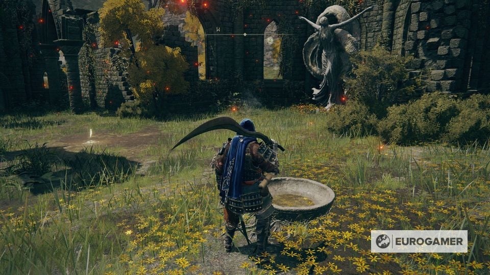 Elden Ring Third Church of Marika location to get the Flask of Wondrous Physick - 75