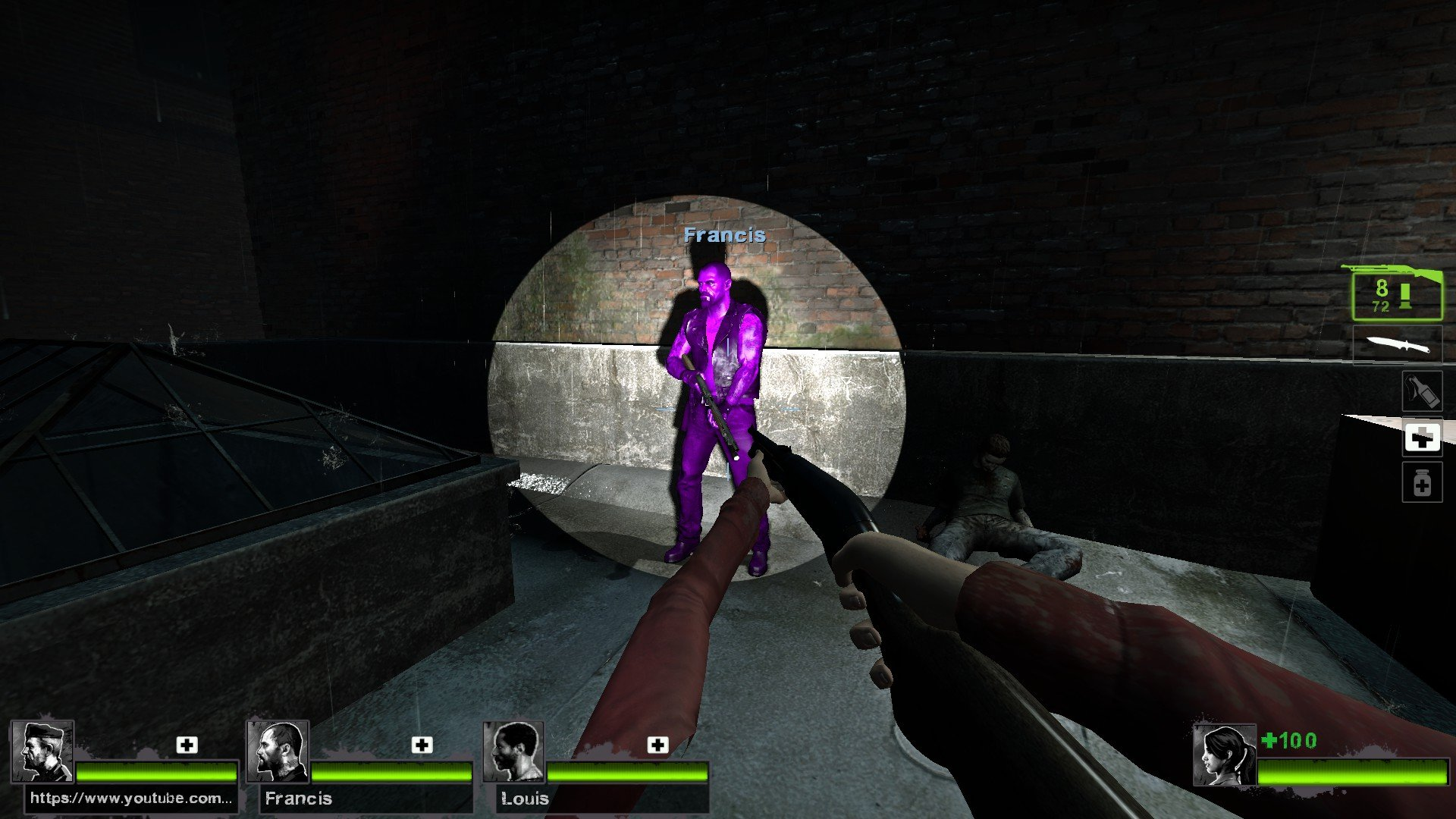 Left 4 Dead s  secret  Purple Francis character goes viral - 98