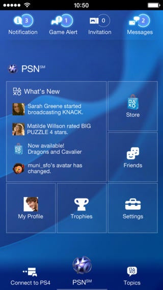 Disponible la PlayStation App para iOS y | Eurogamer.es