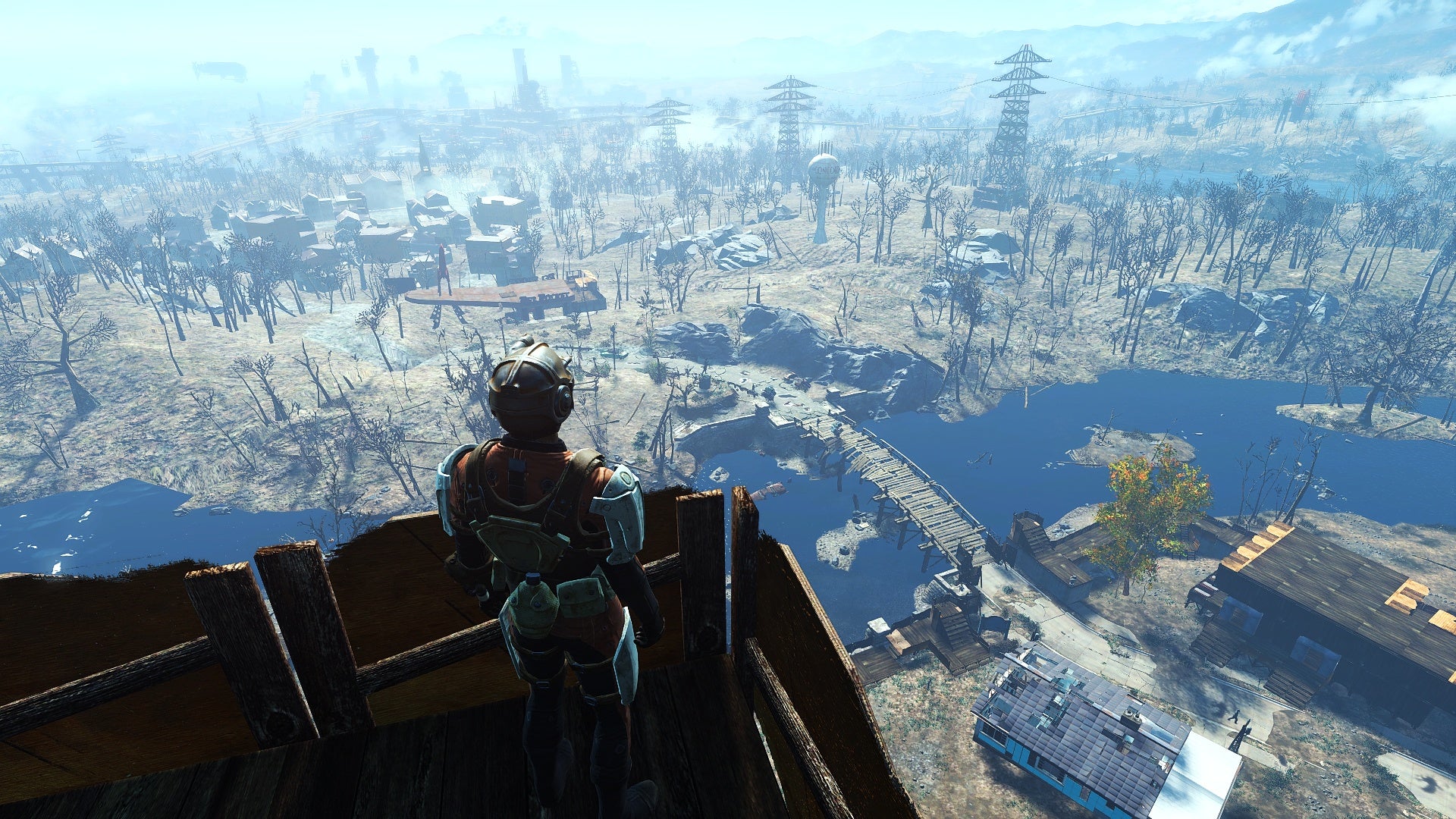Obrazki dla Powiększenie obszaru i wysokości osad - mod do Fallout 4
