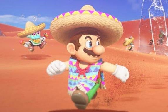 We went back to Super Mario Odyssey's 