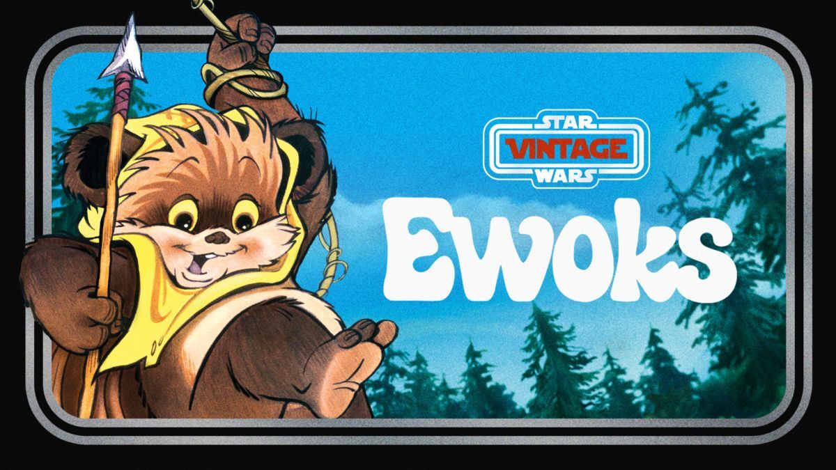 Poster from Star Wars vintage Ewoks