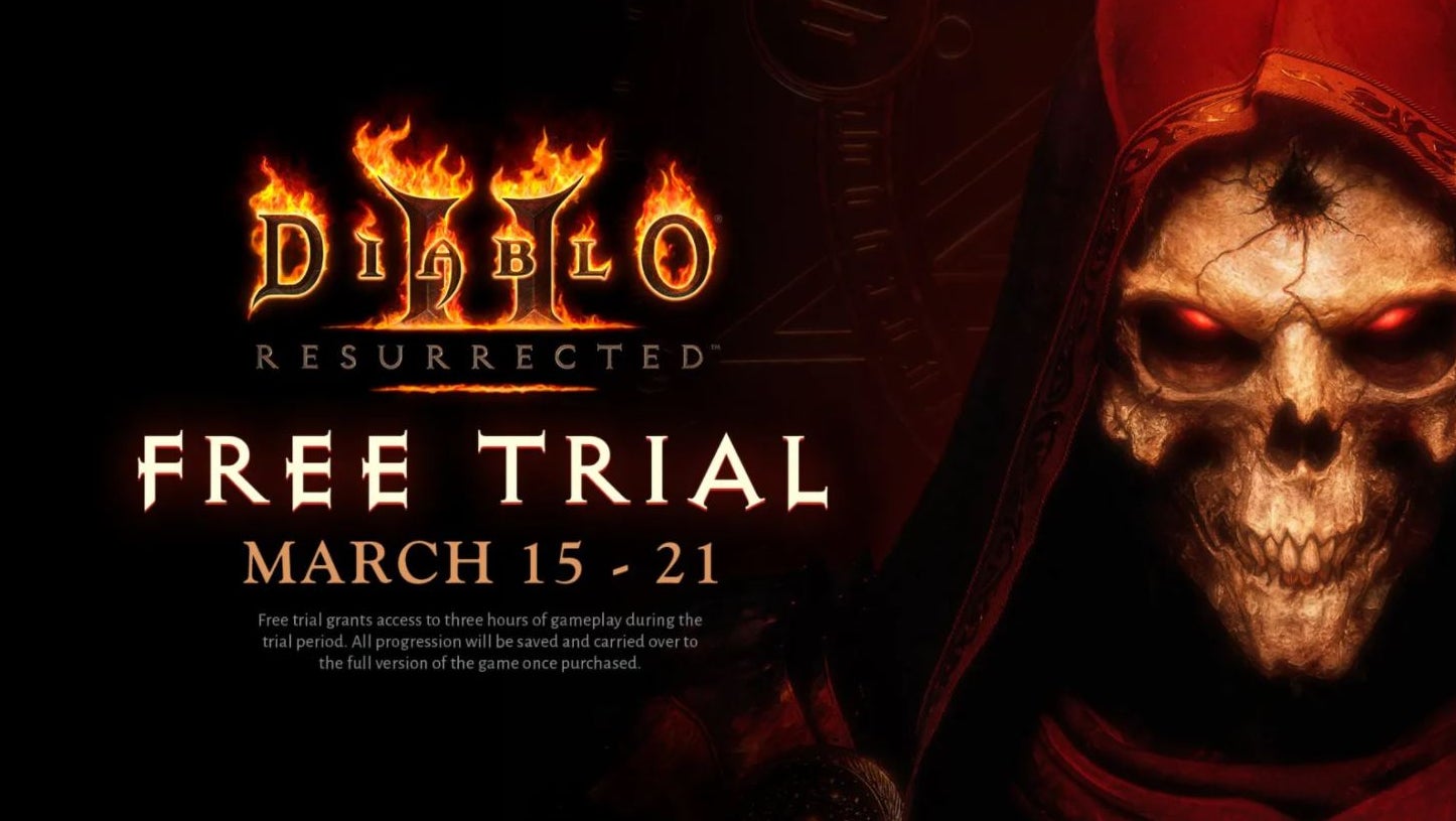 Imagem para Experimenta trial gratuita de Diablo 2: Resurrected na Xbox