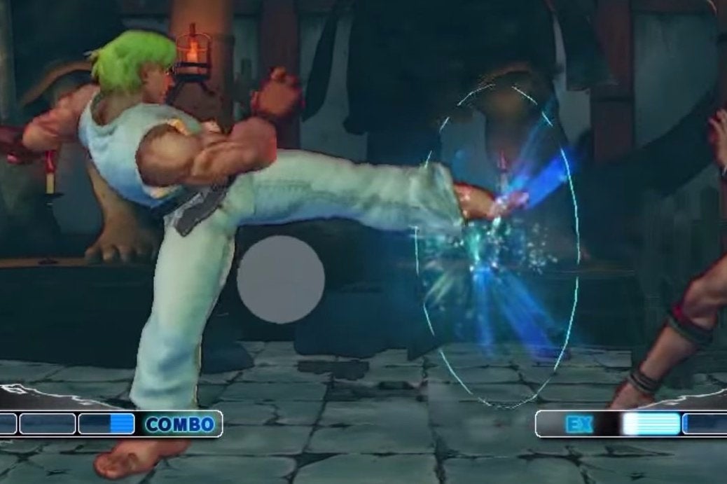 Image for Eye-tracking tech shows where pro Street Fighter players look during a match