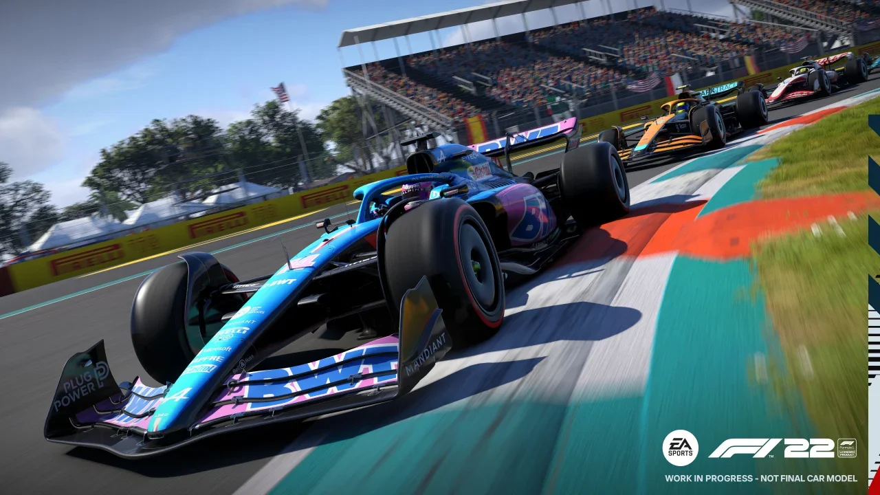 Imagem para F1 22 mostra Miami no trailer gameplay