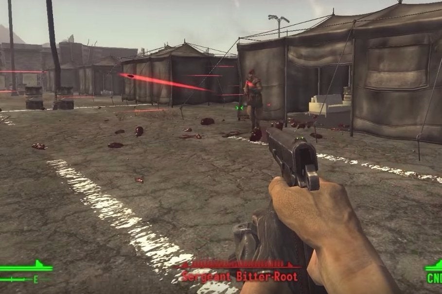Image for Fallout: New Vegas modder is adding Superhot combat
