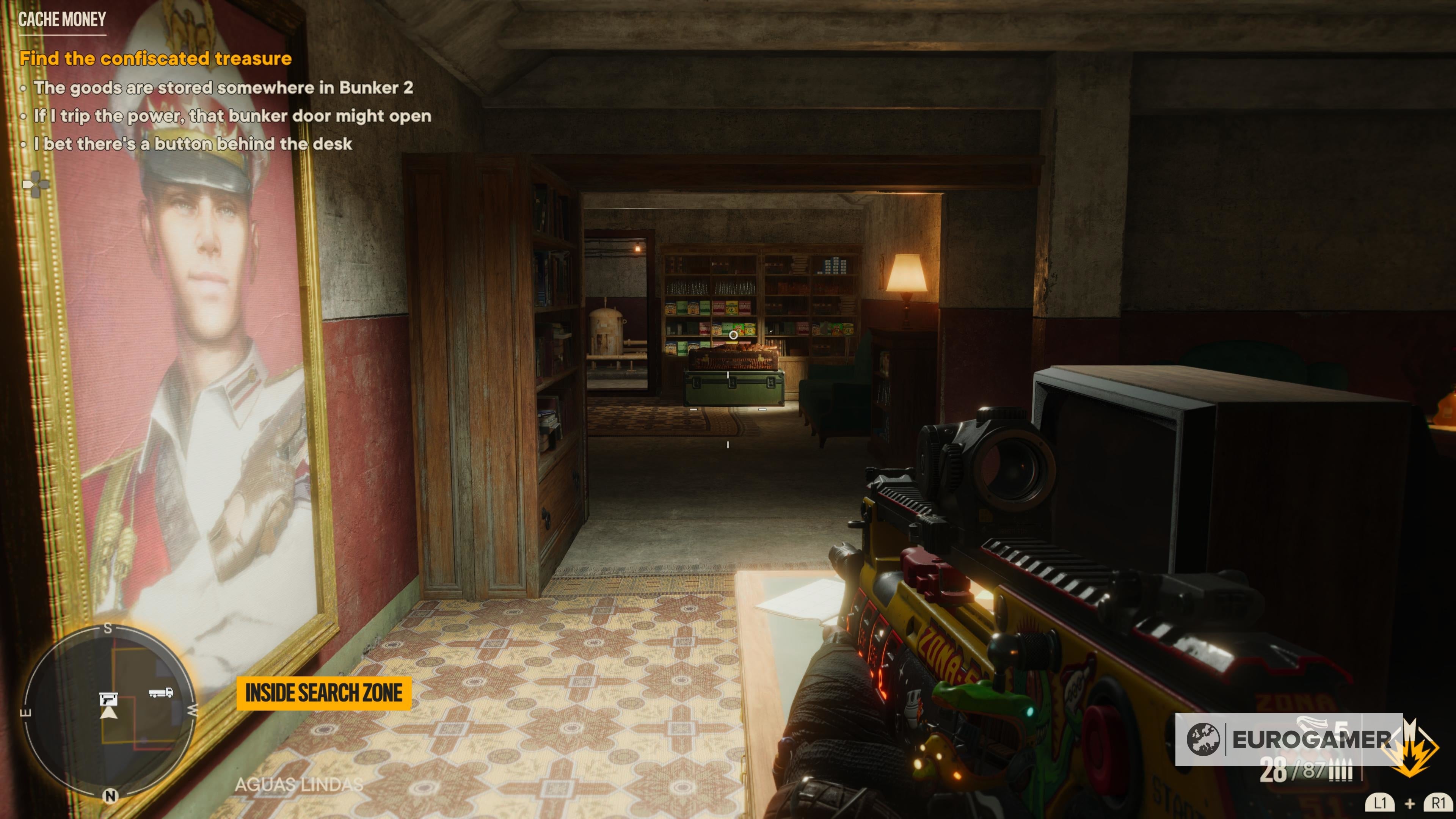 Far Cry 6 Cache Money  How to enter Bunker 2 and solve the Cache Money quest - 86