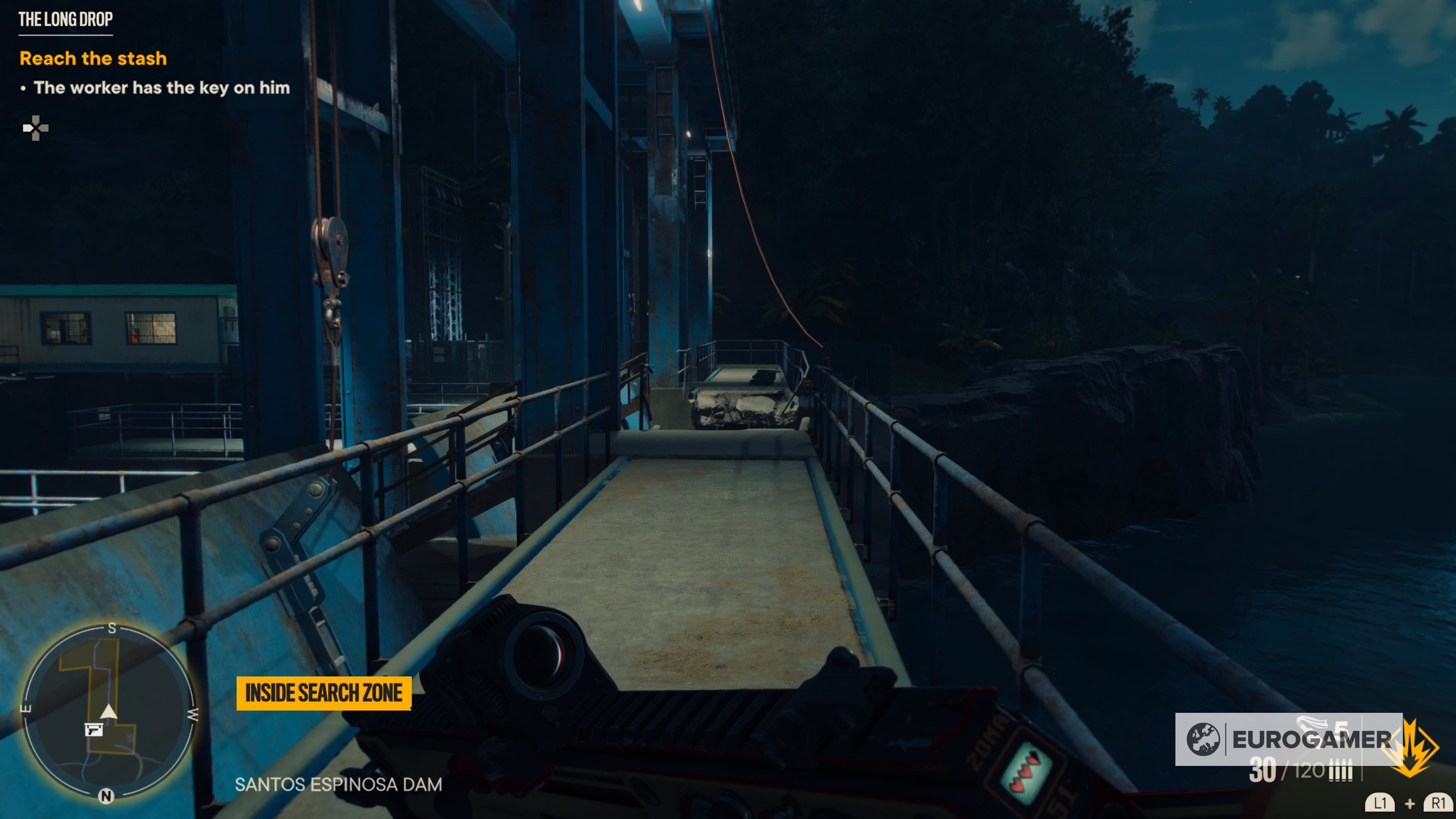 Far Cry 6 The Long Drop  How to get the worker key and solve The Long Drop quest - 99