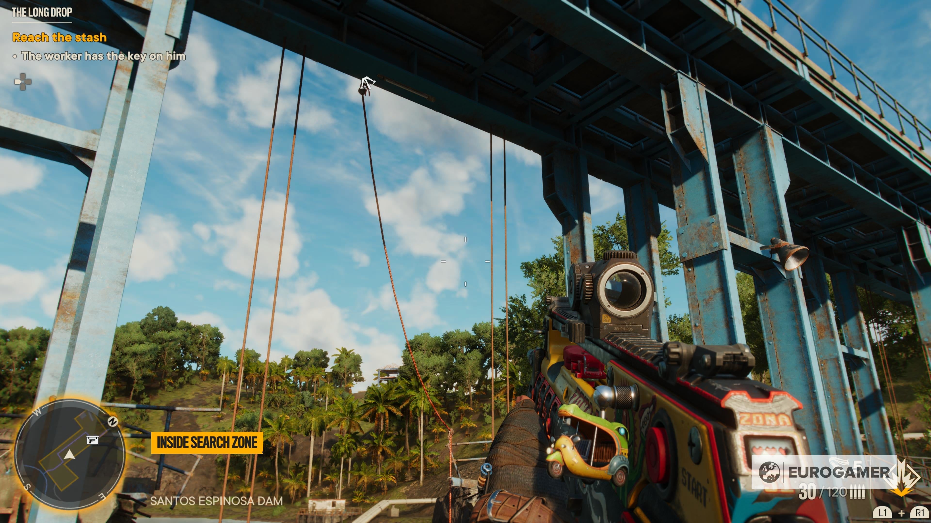 Far Cry 6 The Long Drop  How to get the worker key and solve The Long Drop quest - 7