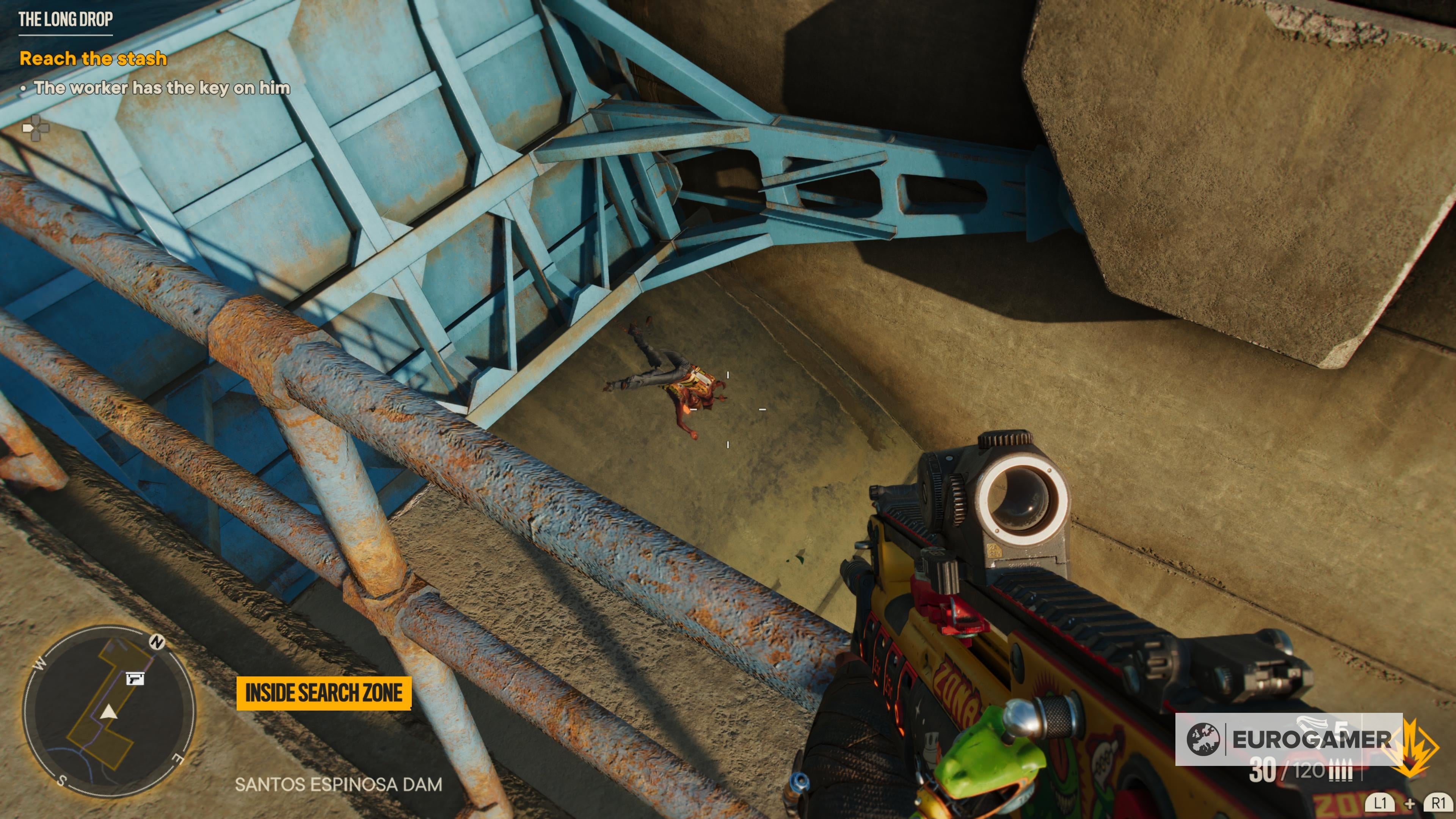 Far Cry 6 The Long Drop  How to get the worker key and solve The Long Drop quest - 96