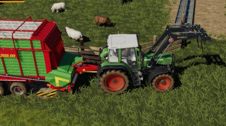 Obrazki dla Farming Simulator 19 - opieka nad zwierzętami, karmienie i korzyści hodowli