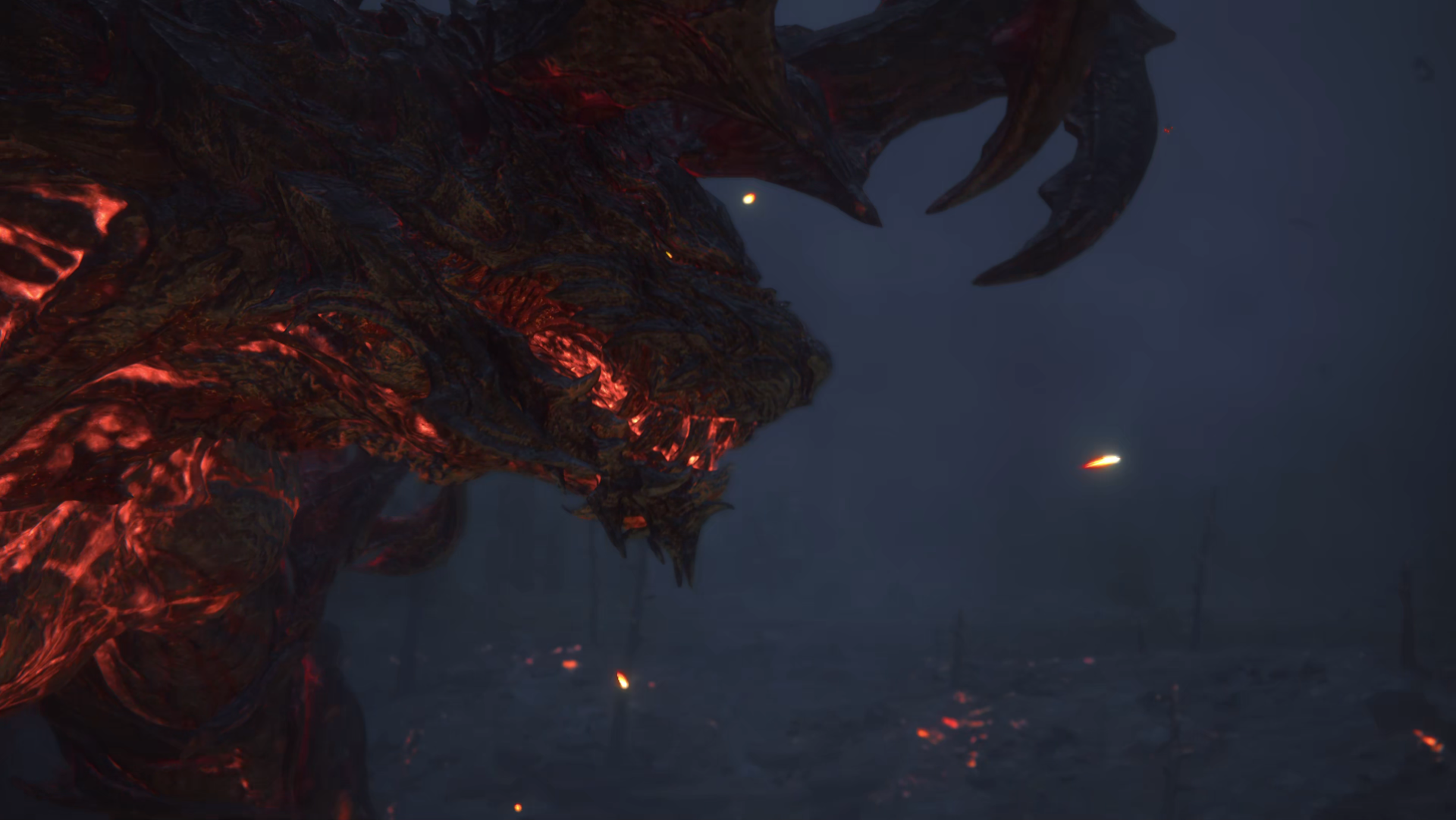 Ifrit close up in Final Fantasy 16
