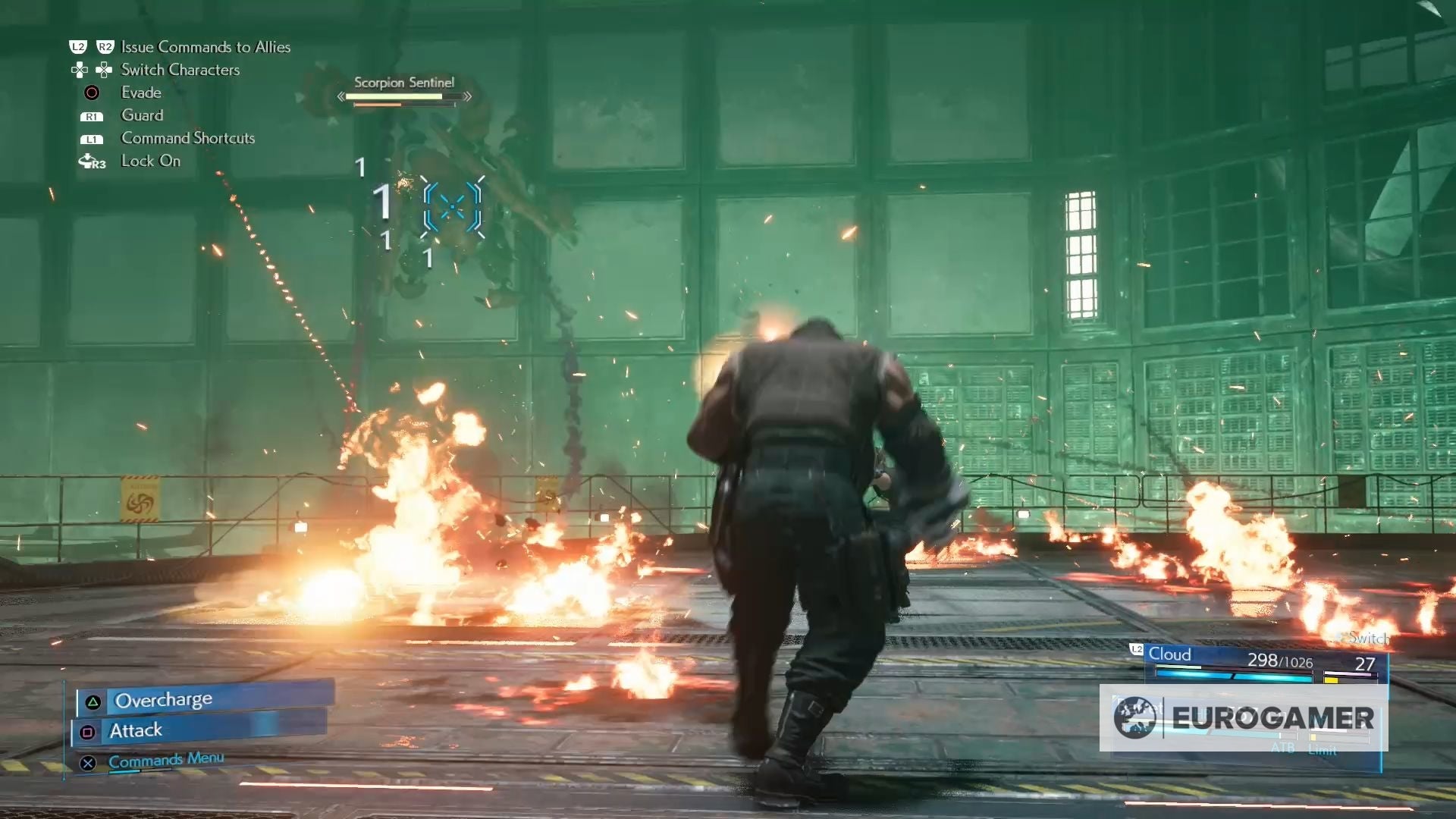 Final Fantasy 7 Remake Timer choice  How to beat first boss Scorpion Sentinel and 20 or 30 minute timer difference explained - 45