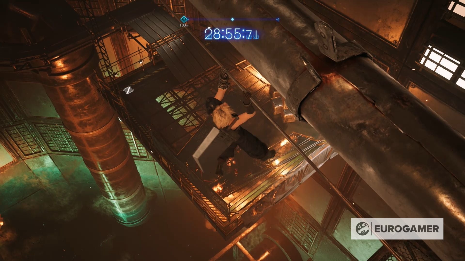 Final Fantasy 7 Remake Timer choice  How to beat first boss Scorpion Sentinel and 20 or 30 minute timer difference explained - 84
