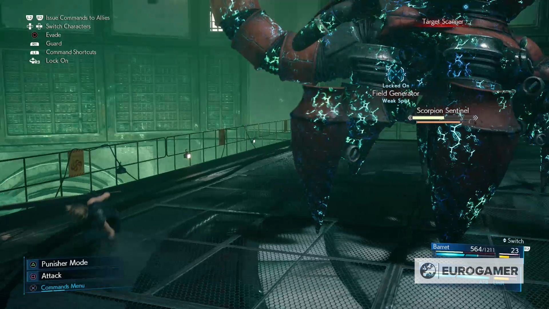 Final Fantasy 7 Remake Timer choice  How to beat first boss Scorpion Sentinel and 20 or 30 minute timer difference explained - 9