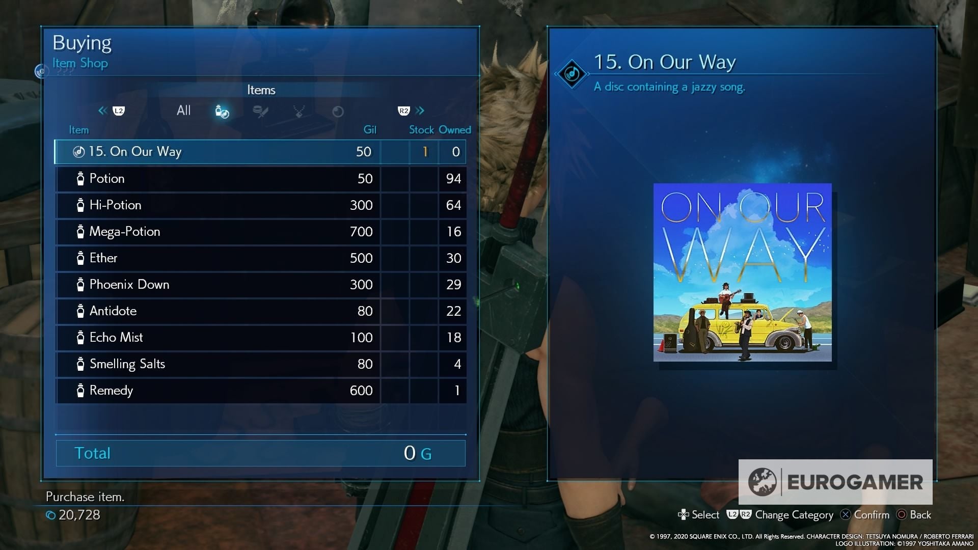 Final Fantasy 7 Music Disc locations  All music locations to unlock the Disc Jockey Trophy - 32