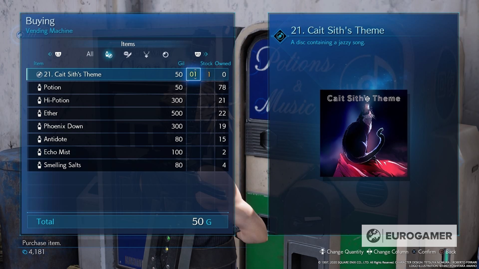 Final Fantasy 7 Music Disc locations  All music locations to unlock the Disc Jockey Trophy - 2
