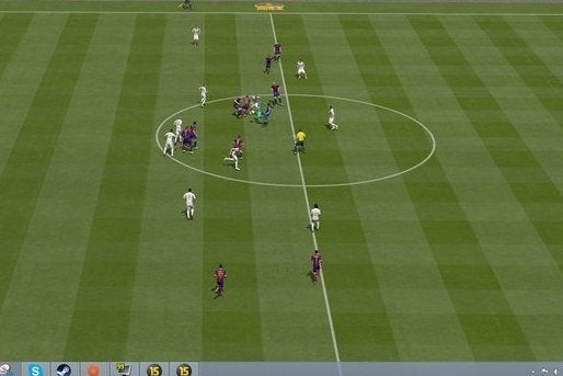 Image for FIFA 15 bug turns fancy sim into playground football