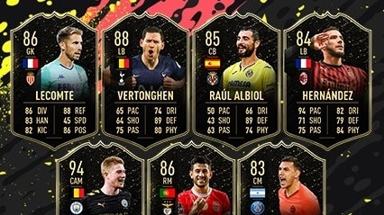 Image for FIFA 20 TOTW 14: all players included in the fourteenth Team of the Week from 18th December