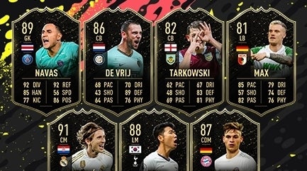 Image for FIFA 20 TOTW 11: all players included in the eleventh Team of the Week from 27th November