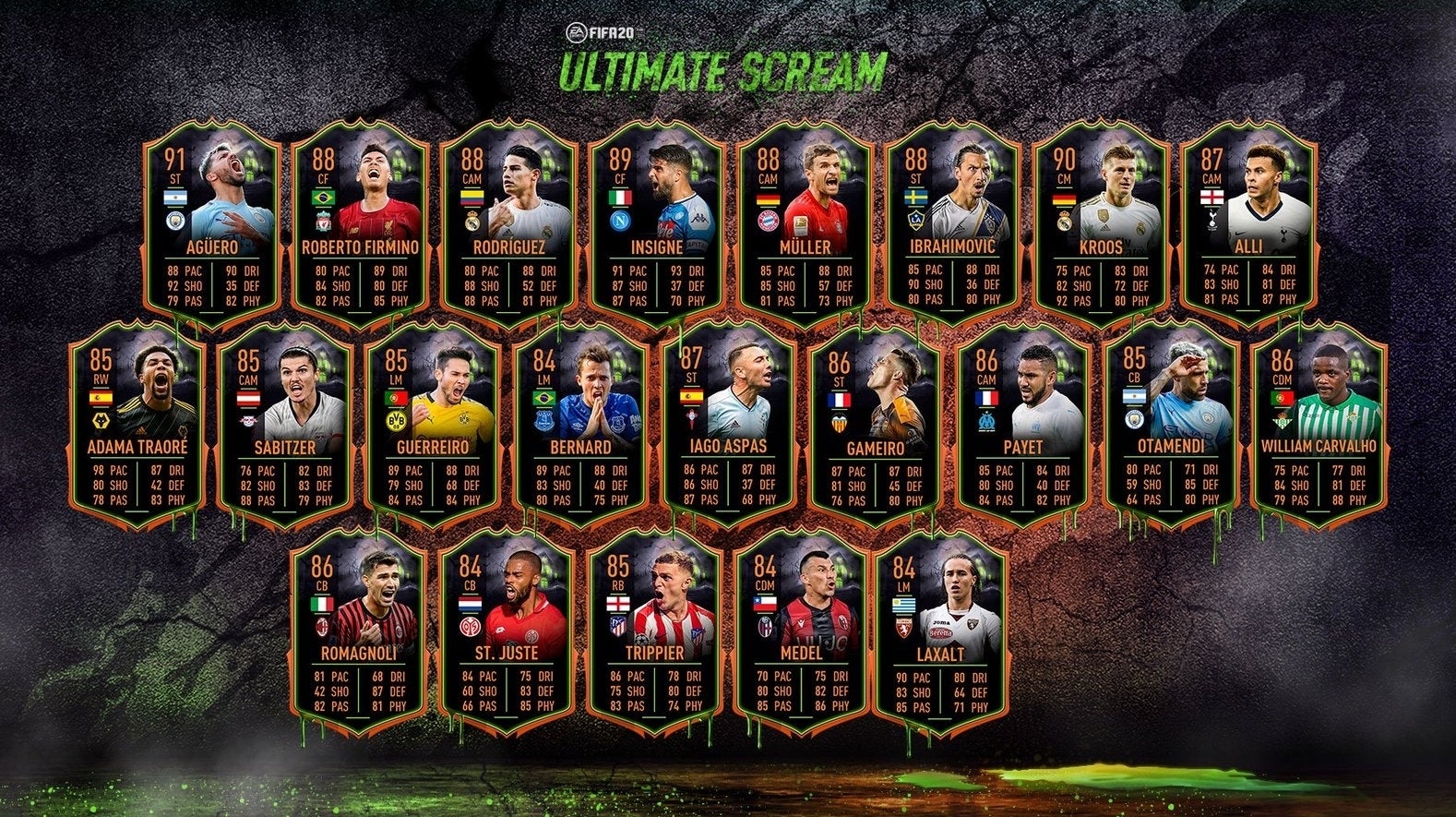 Image for FIFA 20 Ultimate Scream cards and players list: Giovinco, Ozil, Pique and the Ultimate Scream end date and time