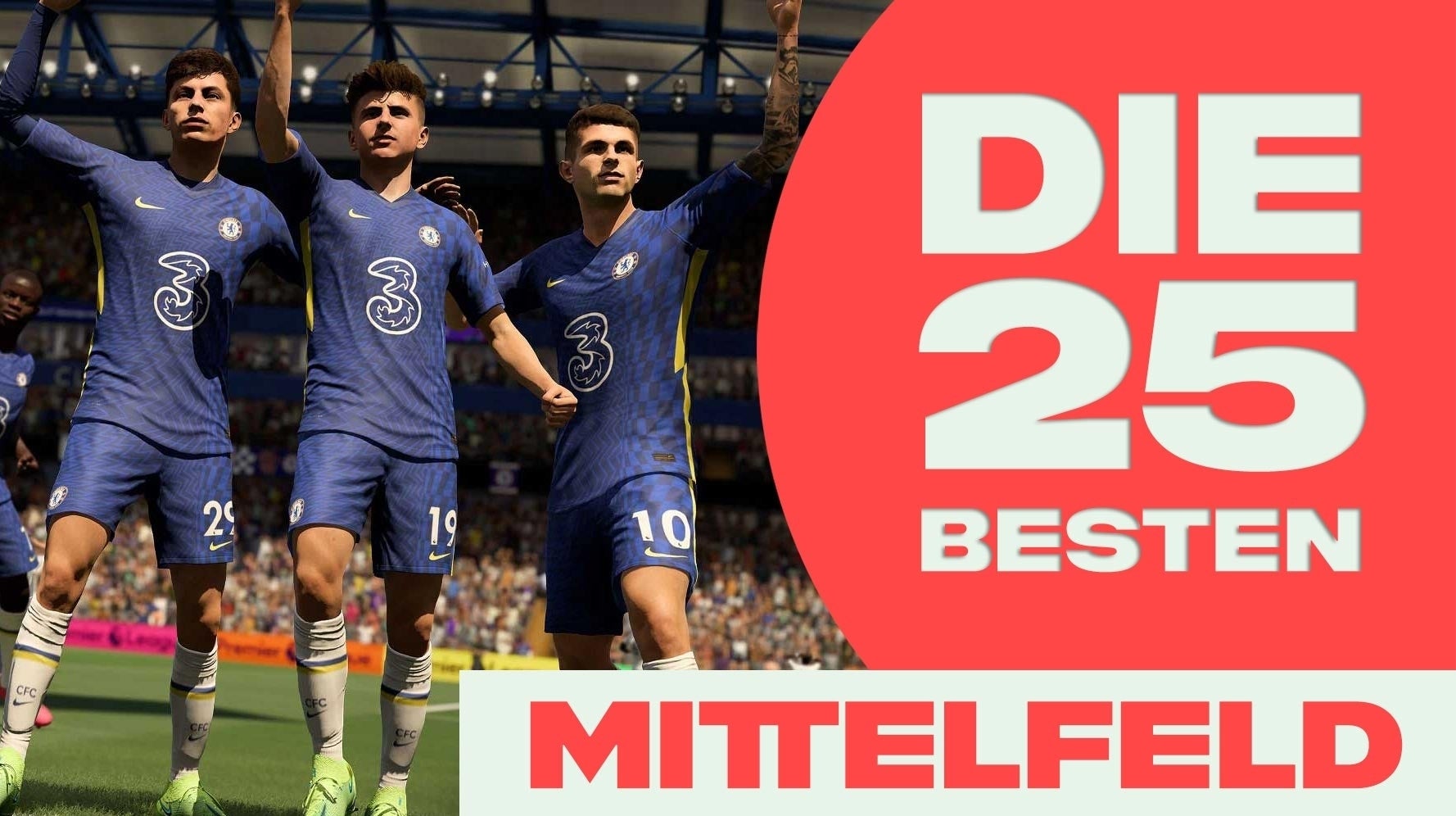 Bilder zu FIFA 22: Die 25 besten Spieler im Mittelfeld für ZM, ZOM, ZDM, LM, RM