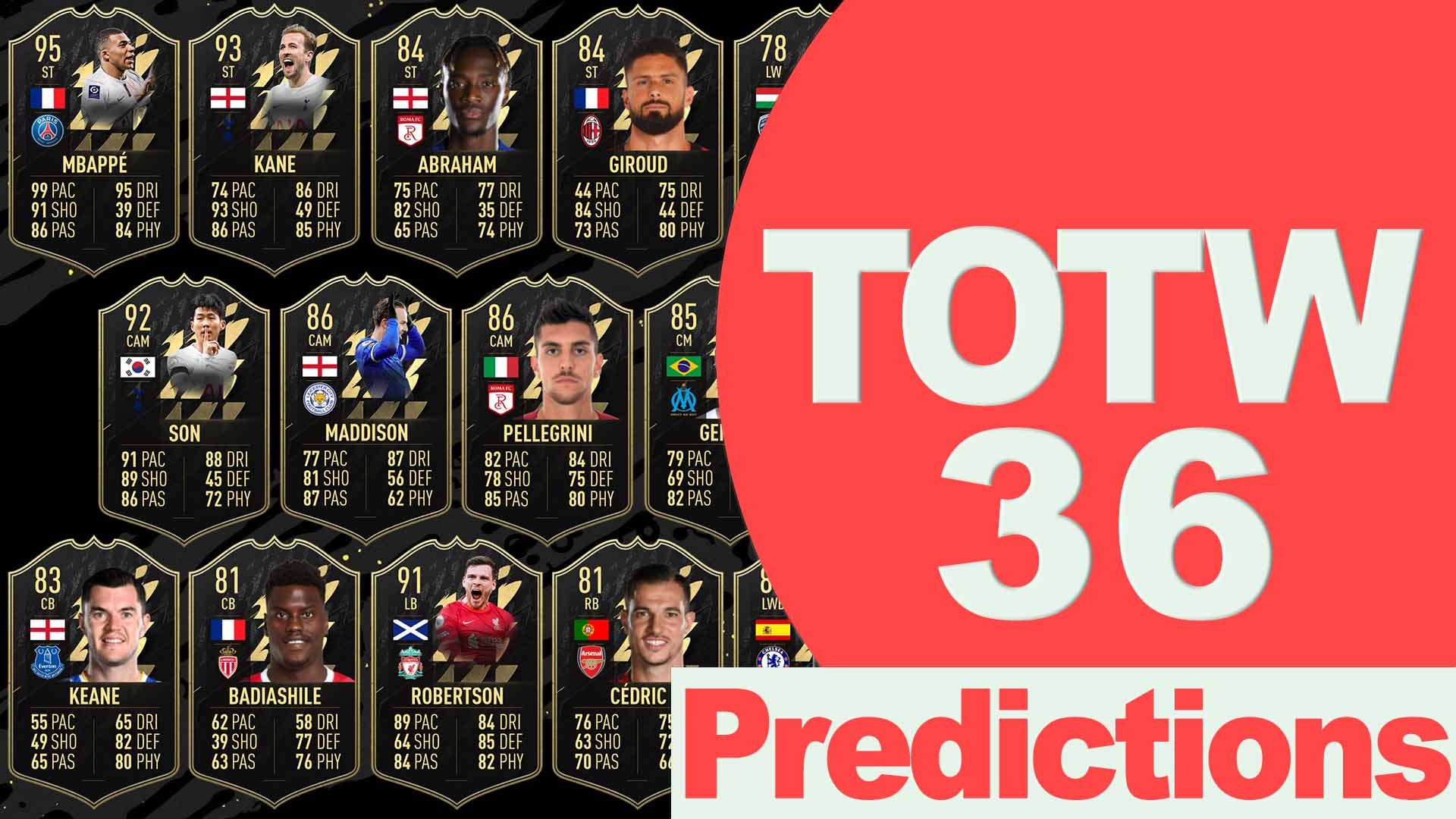 Bilder zu FIFA 22 TOTW 36 Predictions: Die Vorhersagen für das neue Team of the Week