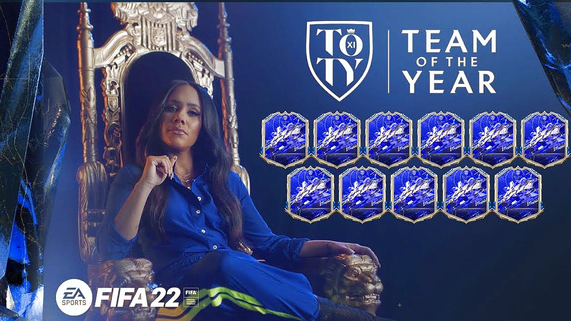 Imagem para FIFA 22 Ultimate Team -  a Team of the Year chegou e as cartas são um sonho
