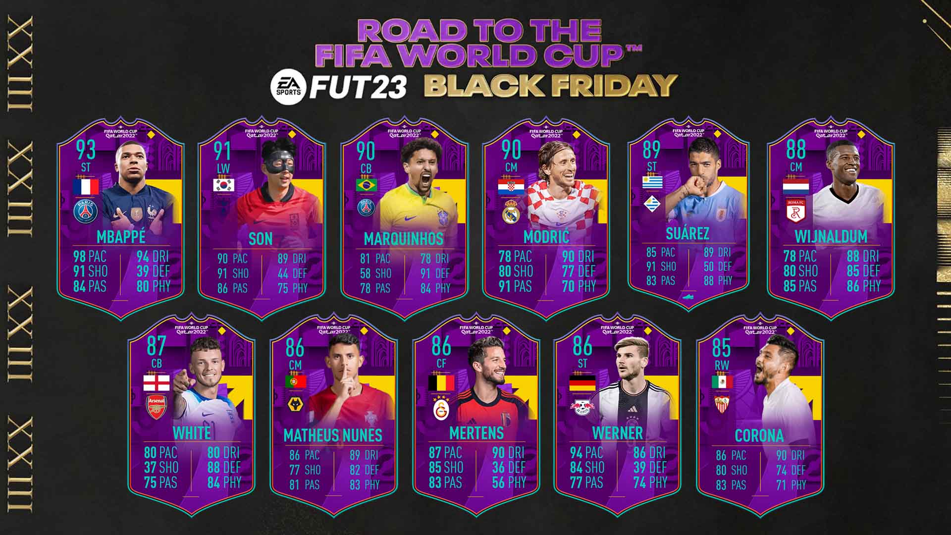 Bilder zu FIFA 23: Road to the World Cup Tracker - Alle Spieler und ihre Upgrades im Überblick