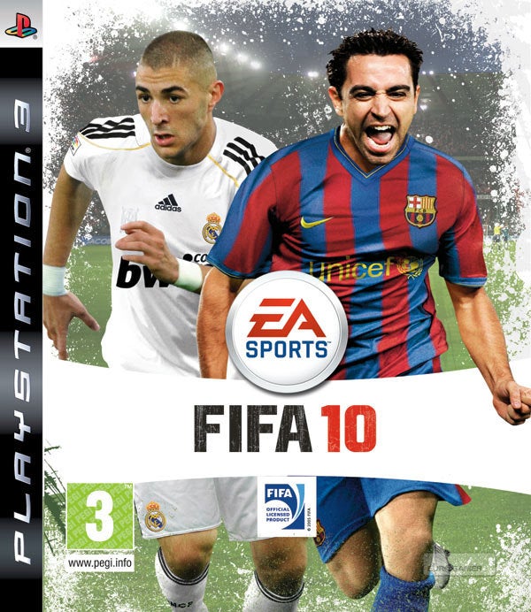 Benzema en la portada de FIFA 10 