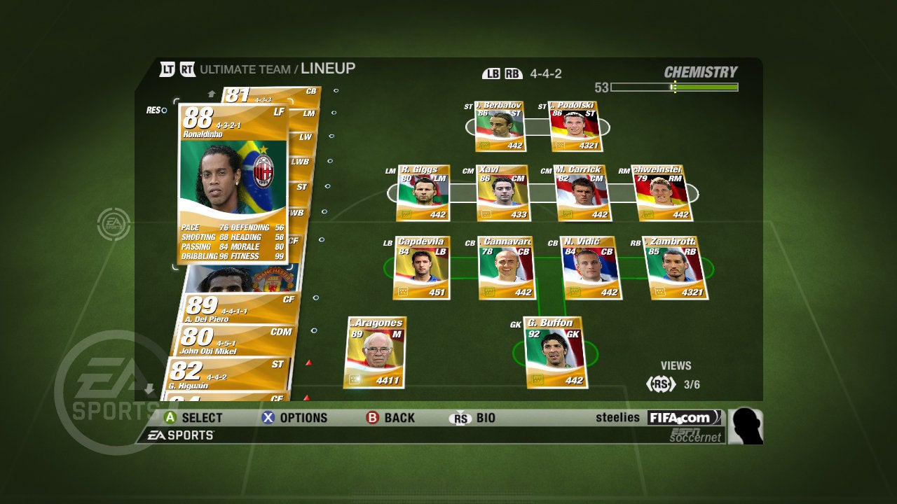 Fifa 09: Ultimate Team | Eurogamer.net