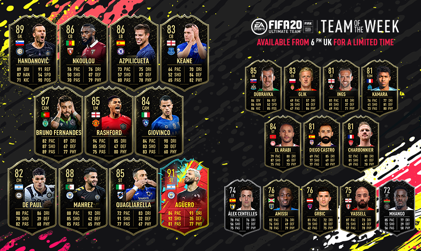 Hop ind Tilintetgøre Til ære for FIFA 20 TOTW 18: all players included in the eighteenth Team of the Week  from 15th January | Eurogamer.net