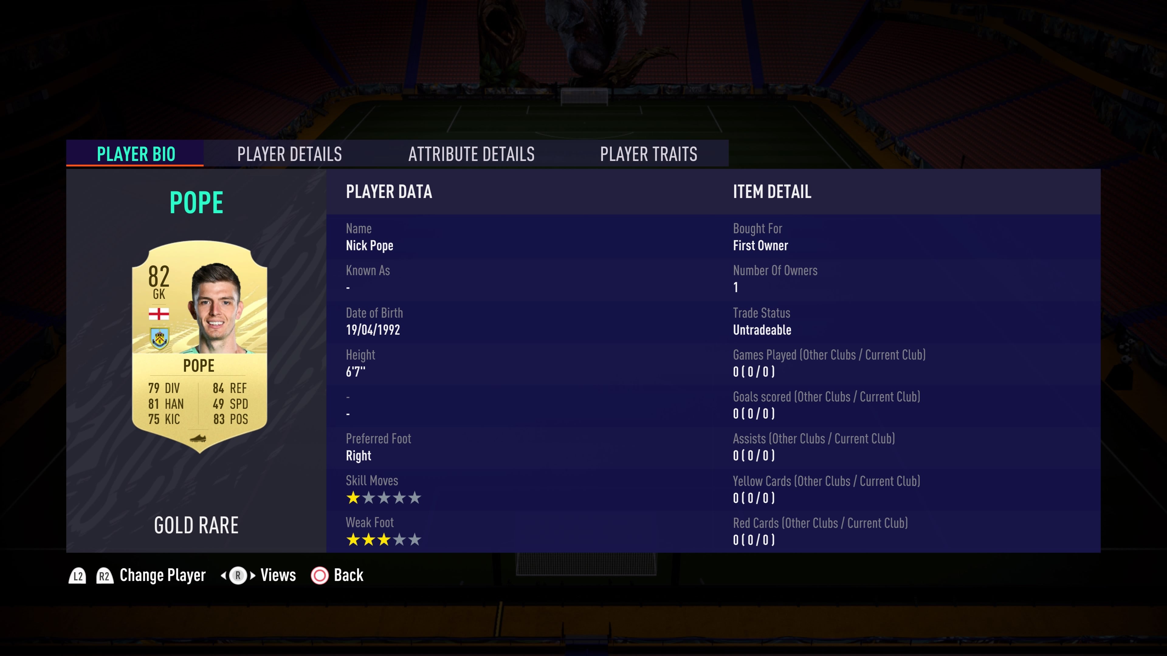 FIFA 21 and the curious case of Nick Pope s height - 84