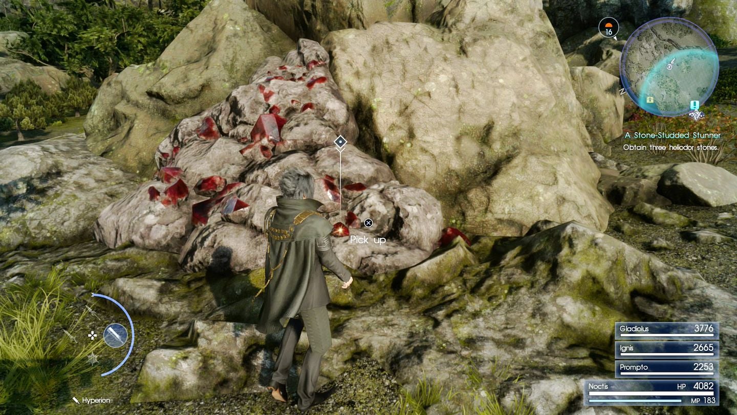 Final Fantasy 15 Dino stone locations for The Aspiring Artisan  A Stone Studded Stunner  Reliable Royalty  No Pain  No Gem and A Treasure Beyond Measure - 5