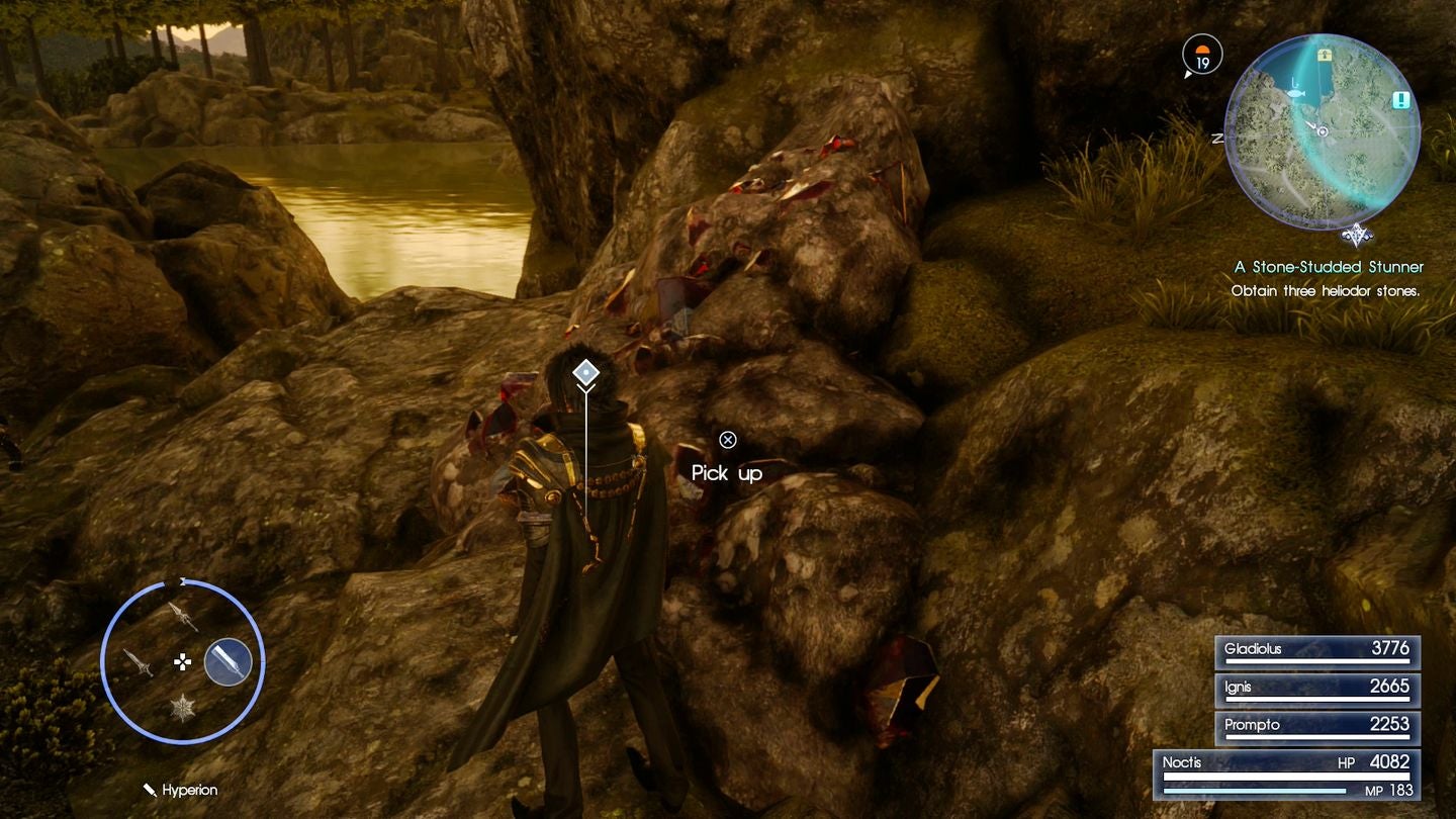 Final Fantasy 15 Dino stone locations for The Aspiring Artisan  A Stone Studded Stunner  Reliable Royalty  No Pain  No Gem and A Treasure Beyond Measure - 4