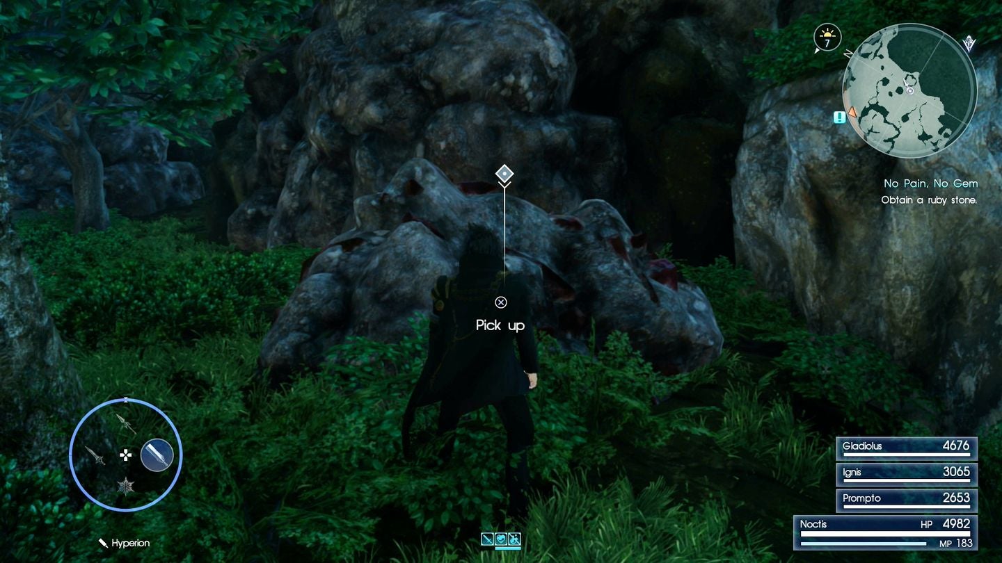 Final Fantasy 15 Dino stone locations for The Aspiring Artisan  A Stone Studded Stunner  Reliable Royalty  No Pain  No Gem and A Treasure Beyond Measure - 72